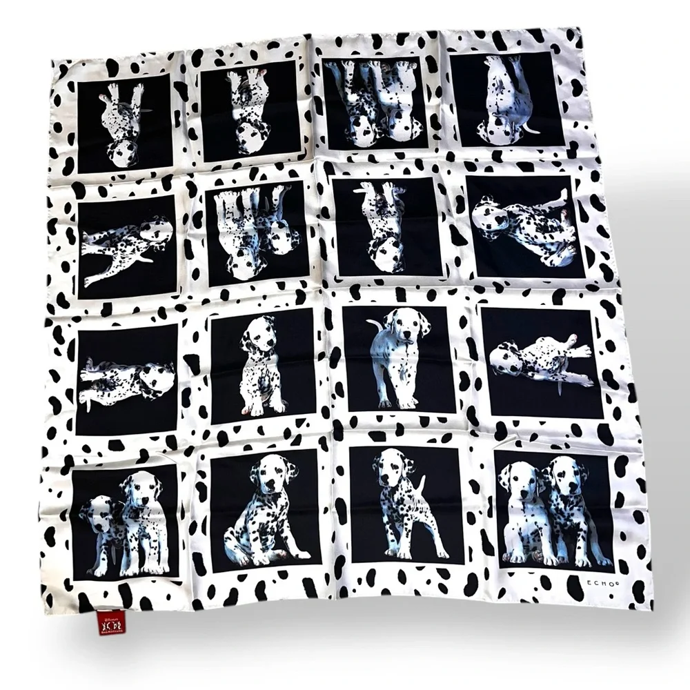 Echo Disney 101 Dalmatians big silk scarf